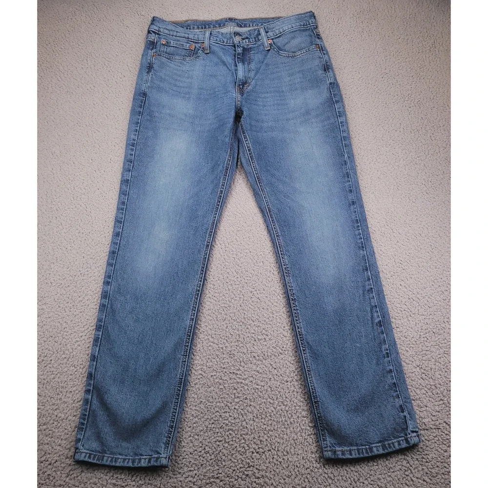 LEVIS 541 Jeans Mens Size 33x32 Athletic Fit Slim Leg Medium Wash Stretch Denim